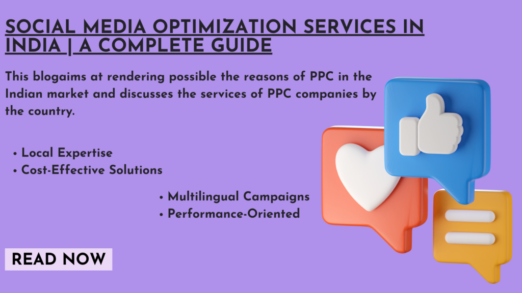 Social Media Optimization Services in India